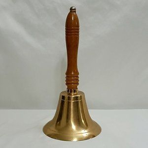 VINTAGE BRASS CAPTAIN'S TABLE BELL